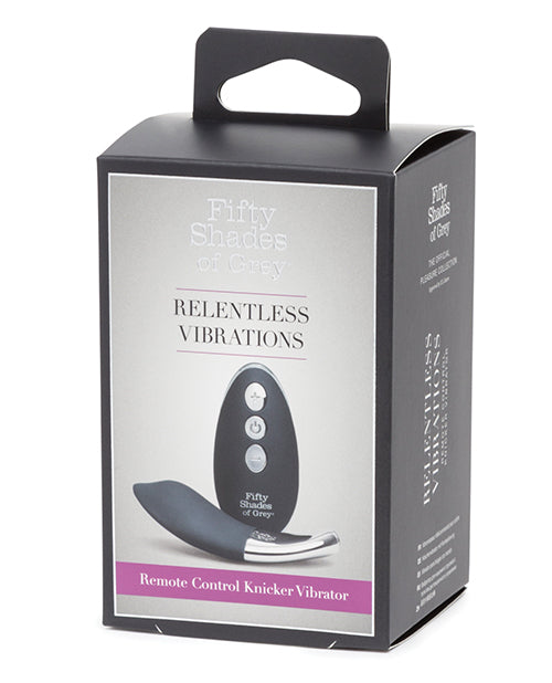 Fifty Shades of Grey Relentless Vibrations Remote Control Panty Vibe - Black