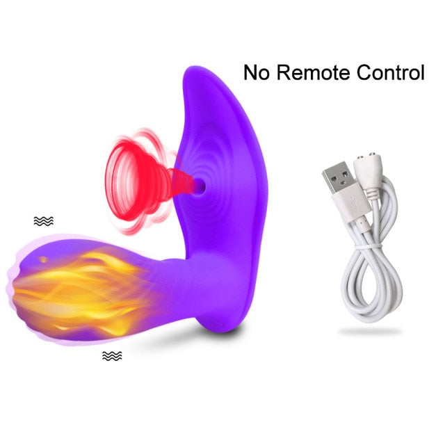 Wireless Remote Control Sucking Vibrator for Women - Fefe's Fantasy Boutique