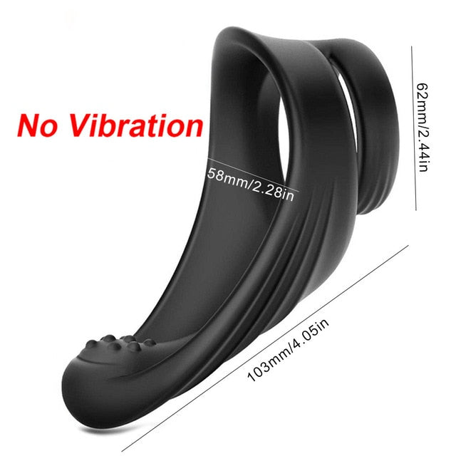 10 Modes Vibrators Male Cock Ring - Fefe's Fantasy Boutique